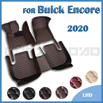 Автомобилни постелки за Buick Encore 2020 Потребителски автоматично накладки за крака Автомобилна carpeted floor салон