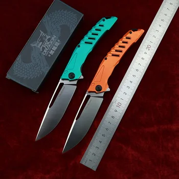 Сгъваем нож Nimoknives real D2 blade дръжката е от алуминиева сплав за походного инструмент лагер pocket survival EDC
