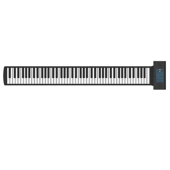 Многофункционално джобно складное пиано ръчно изработени от силикон с 88 клавиша и два високоговорителя 0