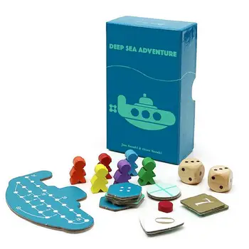 Игра Deep Sea Adventure игра на Карти, Семейно парти Забавление Интерактивни играчки, подаръци за деца Забавна английска игра