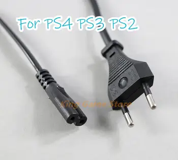15 бр./лот, разменени на захранващия кабел на ЕС/САЩ, за Sony PlayStation PS4 За PS3 PS2 игри, игри контролер, захранващ кабел с дължина 1 м кабел