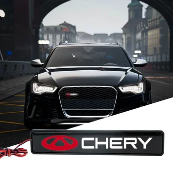 Автомобилна Стикер За Преден Капак, Решетка, Led Декоративни Светлини за Chery Tiggo 8 Arrizo 5 7 Pro EQ7 5x 3x Tiggo 7 Pro 2020, Автомобилен Стайлинг