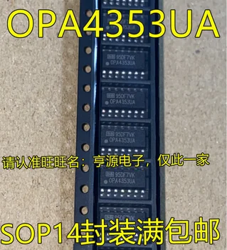 5 бр. оригиналната нов чип за високоскоростен операционен усилвател OPA4353UA SOP14 OPA4353U OPA4353