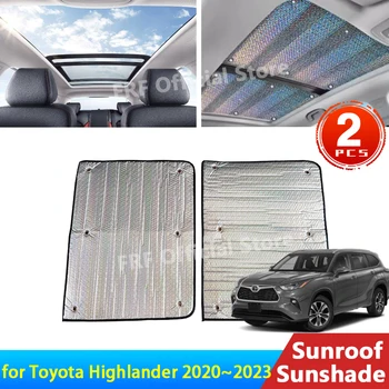 за Toyota Highlander Kluger 2020 2021 2022 2023 XU70 Аксесоари Люк На Покрива на Автомобила Козирка На Покрива, Слънцезащитни Топлоизолация на Предното Стъкло