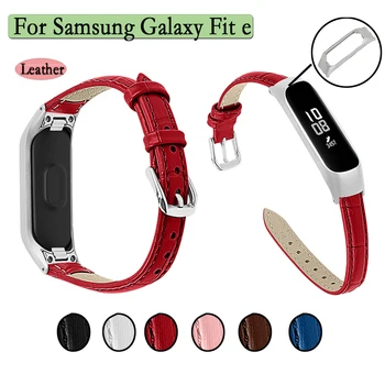 Кожени въжета за Samsung Galaxy Fit-e SM-R375, каишка с рамка, сменяеми каишка за часовник, гривна
