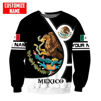Националното знаме на Мексико, Блузи С 3D Принтом, Блузи За Мъже, Модни Блузи Оверсайз С модел 