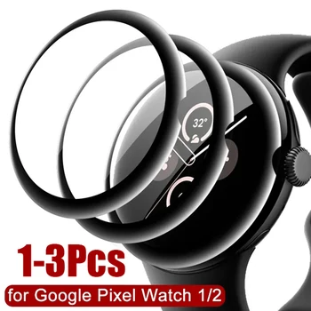 За Google Pixel Watch 2 1 Пълно покритие на 3D извити прозрачно защитно фолио за екрана за Google Pixel Watch Филм PMMA Не стъкло