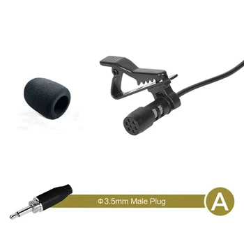 Трайно висок клас чисто Нов Преносим кардиоидный микрофон безжична система С ревери черен на цвят, с капак XLR 3-Пинов