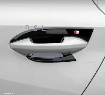 За Audi A3 8Y 2021 2022 2020 Sportback Limousine Нова стикер с изображение от въглеродни влакна за довършване на вратата на купата на автомобила
