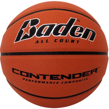 Част баскетболна топка Претендент среден размер на 6, кафяв, 28,5 см
