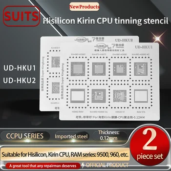 JABEUD UD-HKU1 UD-HKU2 За шаблон за калайдисване на процесора Hisilicon Kirin RAM серия 960/970 hi3670/980/9500 и т.н.
