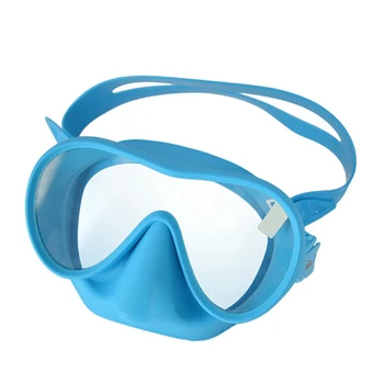 ПРОДЪЛЖАВАЙТЕ да се гмуркат, панорамна маска за гмуркане за възрастни, маска за гмуркане от закалено стъкло, очила за плуване, от премиум-клас с капак за носа