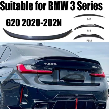 За BMW G20 2019 2020 320i 320D НОВАТА 3-та серия ABS Външен заден спойлер на Заден багажник Покритие на багажника Крило на колата MP Стайлинг