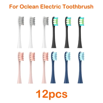 За звукова Електрическа Четка за зъби Oclean X/X PRO/Z1/F1/One/Air 2/SE Сменяеми Дюзи За почистване на Зъби С Мек Косъм DuPont