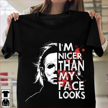 Майкъл Майерс, Аз съм по-Красива, Отколкото Изглежда Лицето Ми, Тениска с Убиец на Ужасите за Хелоуин