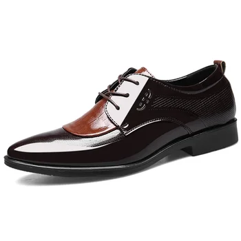 Мъжки Модел обувки От Италианска Кожа Zapatos Hombre, Нови Черни Мъжки Костюмные Обувки, Вечерни Официални Обувки, Мъжки Офис Sapatos Social Masculino