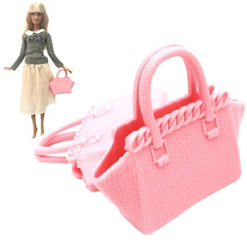 NK 2 бр Модна розова чанта за принцове, ежедневна чанта за всеки ден, красив стил за аксесоари за Барби кукли, най-Добрата играчка, подарък за момичетата за рожден Ден