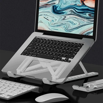 Новата поставка за преносим компютър Сгъваема маса Подвесная часова Подвижен Преносим мат тава за лаптоп 0