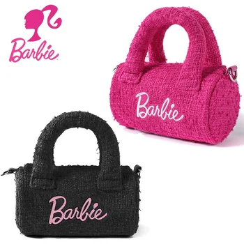 Чанта кукли Барби, на аниме-кавайная чанта, дамски благородна цилиндрична ежедневна чанта през рамо, чанта за мобилен телефон кукли Барби, подарък за рожден ден