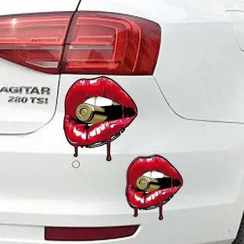 Стикер върху бронята на колата, покритие от надраскване Със силна Адгезией И стикер във формата на устата, Универсални Аксесоари За украса на екстериора на автомобила