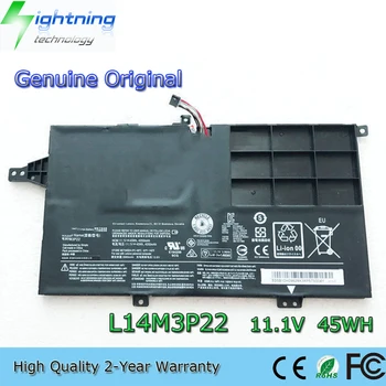Нов Истински Оригинална Батерия за лаптоп L14M3P22 11,1 V 45Wh за Lenovo K41-70 Серия M41-70