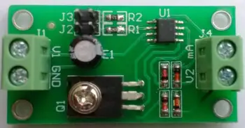 Модул за пренос на ток напрежение 0-5 В, конвертор 0-10 В, линеен преобразувател на ток 0-20 ma/4-20 мА
