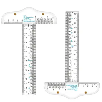 Измерване на Удобни за справка При производството на Ръчни инструменти Акрилна Т-Образна Линия Градуированная Т-образна Линия Инчов Metric Т-образна линия 6 