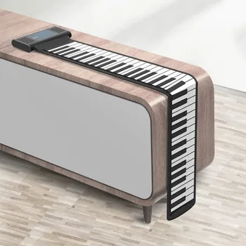 Многофункционално джобно складное пиано ръчно изработени от силикон с 88 клавиша и два високоговорителя 1