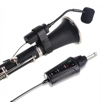 Безжична Система микрофонного приемник и предавател UHF за кларинет, професионални музикални принадлежности за музикални изпълнения 2