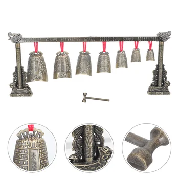 1 Комплект луксозен камбани, с орнаменти за бродерия, ударни инструменти, ретро свирки, украса на работния плот 4
