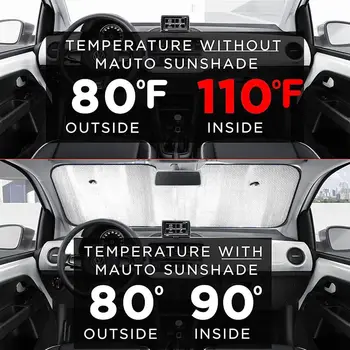 Забавен Мопс Зад Завесата Авто Козирка за Подарък на Майка си Мопс, Черно с подпал или Мопс За Прозорец Завеса Автоматично Козирка за UV-Слънцезащитен Блок, 5