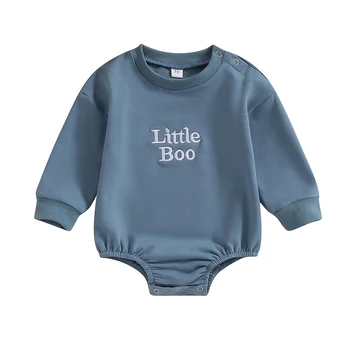 Hoody Оверсайз за малки момчета и момичета, гащеризон с дълъг ръкав, пуловер Bubble Little Dude, Горна есен облекло
