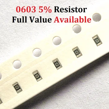 200 бр./лот SMD чип-резистор 0603 6.2 R/6.8 R/ 7.5 R/8.2 R/9.1 R/ Съпротива 5% 6.2/6.8/7.5/8.2/9.1/ Омные резистори 6R2 6R8 7R5 8R2 9R1 K