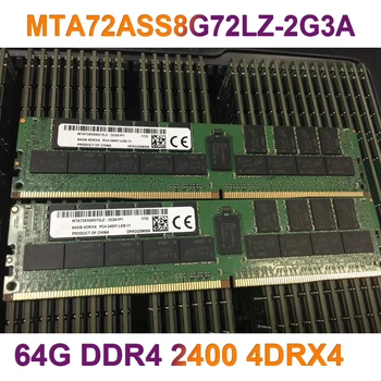 1бр за MT RAM, 64GB 64G DDR4 2400 4DRX4 ECC REG LRDIMM MTA72ASS8G72LZ-2G3A Памет