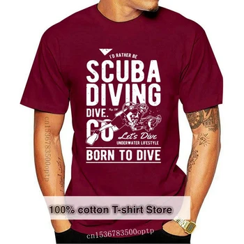 Нова Мъжка тениска За ГМУРКАНЕ S-5XL diver tee divers Present подарък за рожден ден, Страхотна Ежедневна мъжка тениска Унисекс Модни тениска f