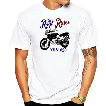 Най-новата мода 2022 Година, Летни памучни ризи с къси ръкави, Ретро Японски мотоциклет Xrv 650, Тениски по поръчка Евтини