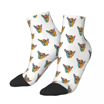 Чорапи За джу-джицу Shaka Hand в стил поп-арт, мъжки и дамски Пролетни чорапи, полиестер