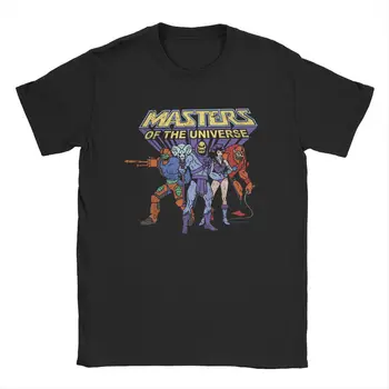 Тениски He-Man Masters Of The Universe Team Of Villains За Мъже, Страхотна Тениска от 100% памук, Тениски С къс ръкав, Идея за Подарък, Върхове