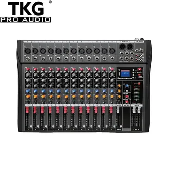 TKG CT-120S 48V Phantom Power 12-канална външна звукова система dj mixer professional sound