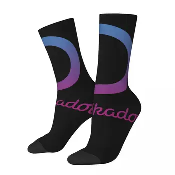 Забавен Луд Компрессионный Чорап за Мъже Градиентный Хип-Хоп Harajuku В Грах Блокчейн Криптомонета Безшевни Мъжки Экипажный Чорап