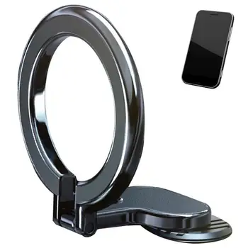 Магнитното за монтиране, съвместим с повечето мобилни телефони, мини-стойка за телефон на кормилото с по-силен магнит, въртящи се на 360 градуса 0