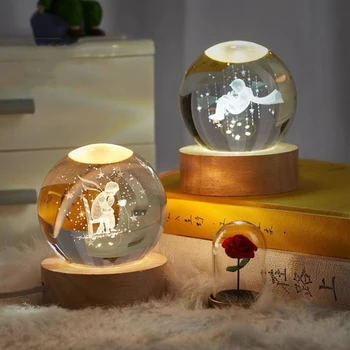 Декор за дома Приказен свят в Слънчевата система, кристална топка, за украса на 
