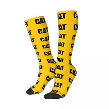 Символ на Котка-caterpillar, Дамски чорапи до коляното, модни чорапи-тръби по-горе телета