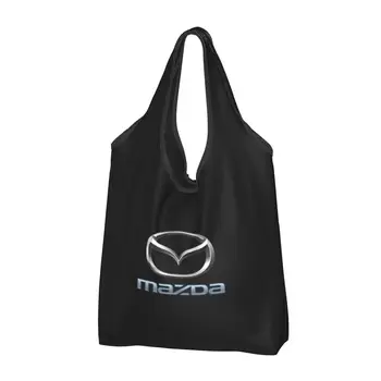 Торби за многократна употреба за пазаруване Mazda, сгъваема еко чанта с тегло 50 килограма, дългогодишна, трайно