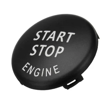 Капак на превключвателя на предната част на бутона, капак на превключвателя, капак на превключвателя, черен бутон на двигателя за BMW E70 X6 E71 Високо качество