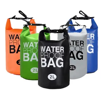 Външна водоустойчива чанта 2-литров водоустойчив суха чанта за разходки, съхранение, гмуркане, каяк, както на плувка, компрессионного раница за гмуркане.