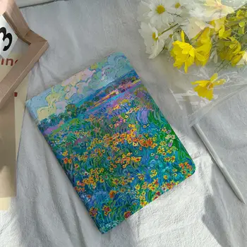 Полевата чанта за Рисуване с маслени бои за iPad 5 Air 4th 10.9 iPad Pro 11 10.2 8 9th Air3 pro10.5 10th 2022 Калъф С Притежател на Молив