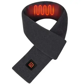 Шал с подгряване, Графеновый USB-шал с интелигентен топъл, зимен топъл шал с електрически нагревател, с 3 регулируеми температури за мъже и жени