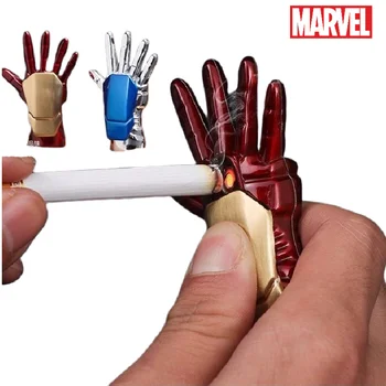 Marvel, Avengers, Капитан Америка, Манипулатор Танос, USB-акумулаторна Запалка, Железния Човек, Ветрозащитная Запалка за цигари, Подарък кутия