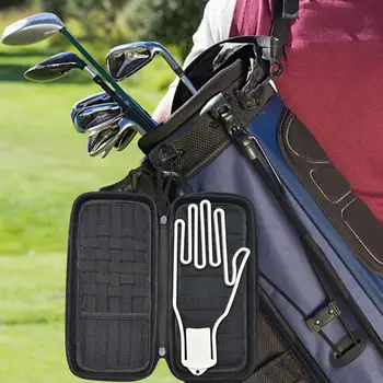 Държач за ръкавици за голф с прикрепляемым формирователем ръкавици, удобен за носене на ръка, аксесоари за голф, чанта за инструменти за ремонт на телефона, тениски за голф, вещи от първа необходимост